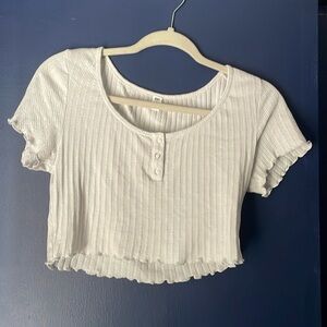 BP White small crop top